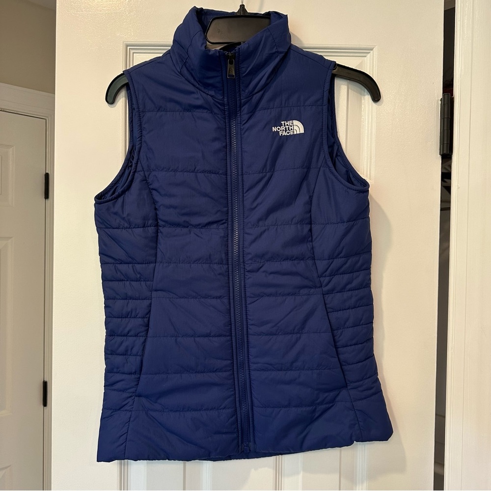 North Face girls Harway vest puffer vest navy blue size large 14-16